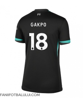 Liverpool Cody Gakpo #18 Tricou Fotbal Replică 2024-25 Femei Deplasare